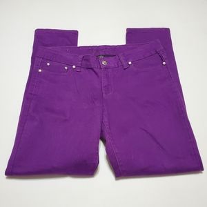 Rue21 Purple Stretch Demin Jeans Size 13/14